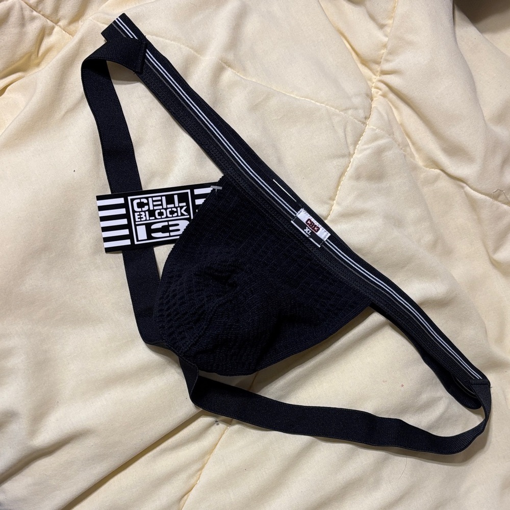 CellBlock 13 Black Jockstrap (#1)